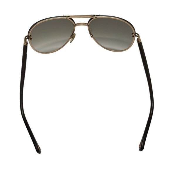 Ermenegildo Zegna Aviator Sunglasses SZ 3207 in Brown/Gold